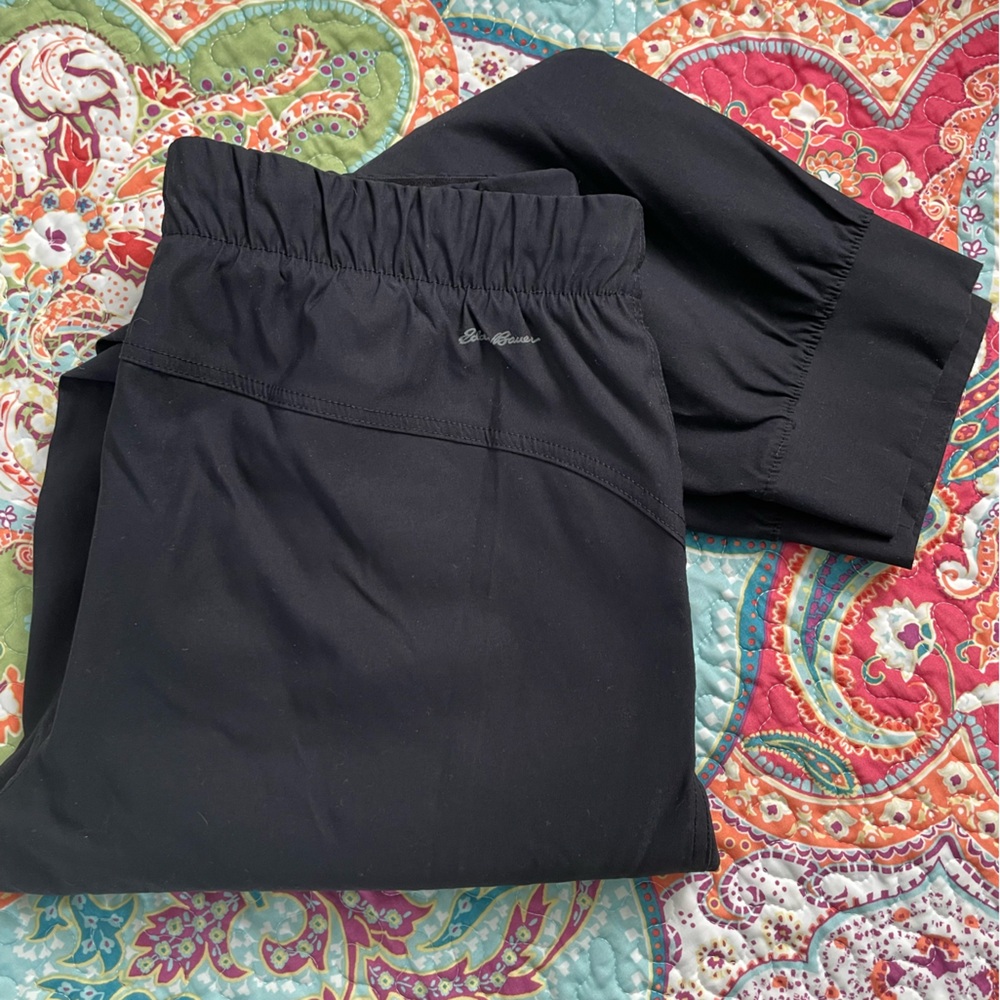 Eddie Bauer Black Ladies Jogger Pants